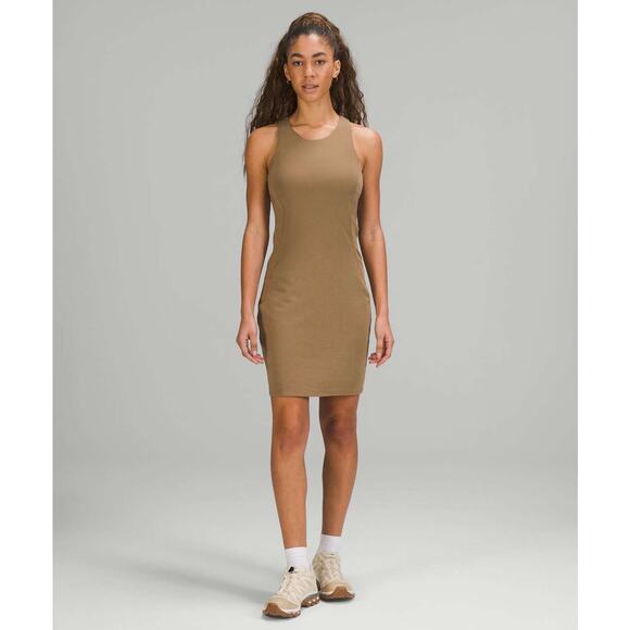 Lululemon Slim-Fit Above-Knee Dress Artifact Built in Bra Women’s Dress 10 - Picture 1 of 10